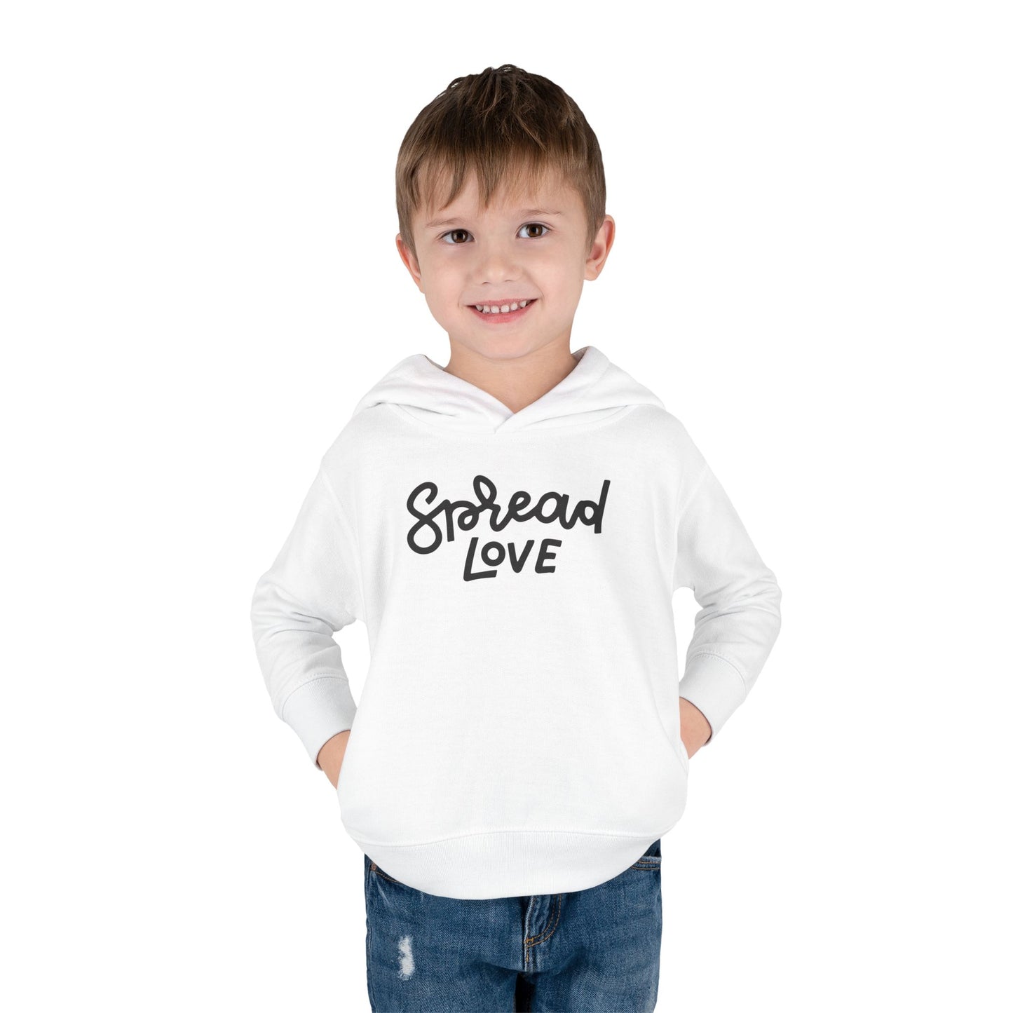 Spread Love Pullover Toddler Fleece Hoodie