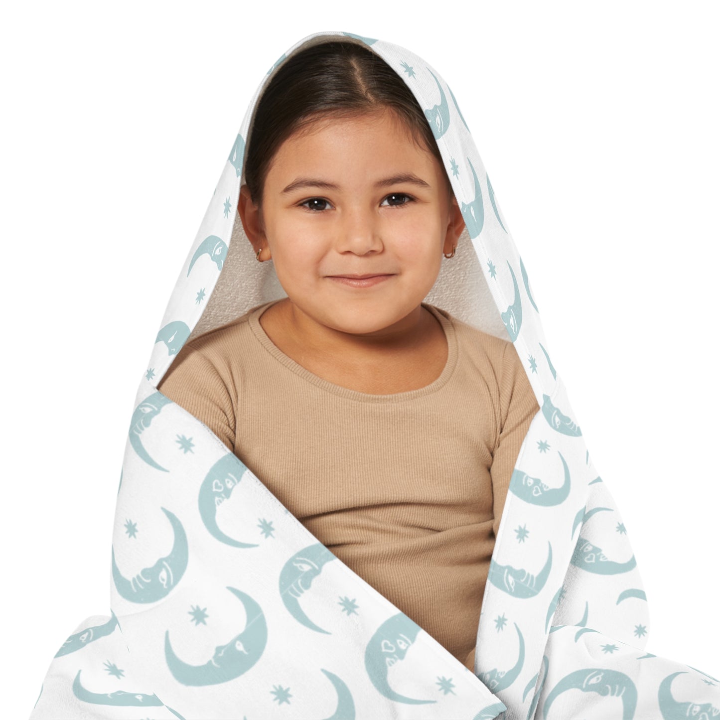 Youth Blue Moons Hooded Towel