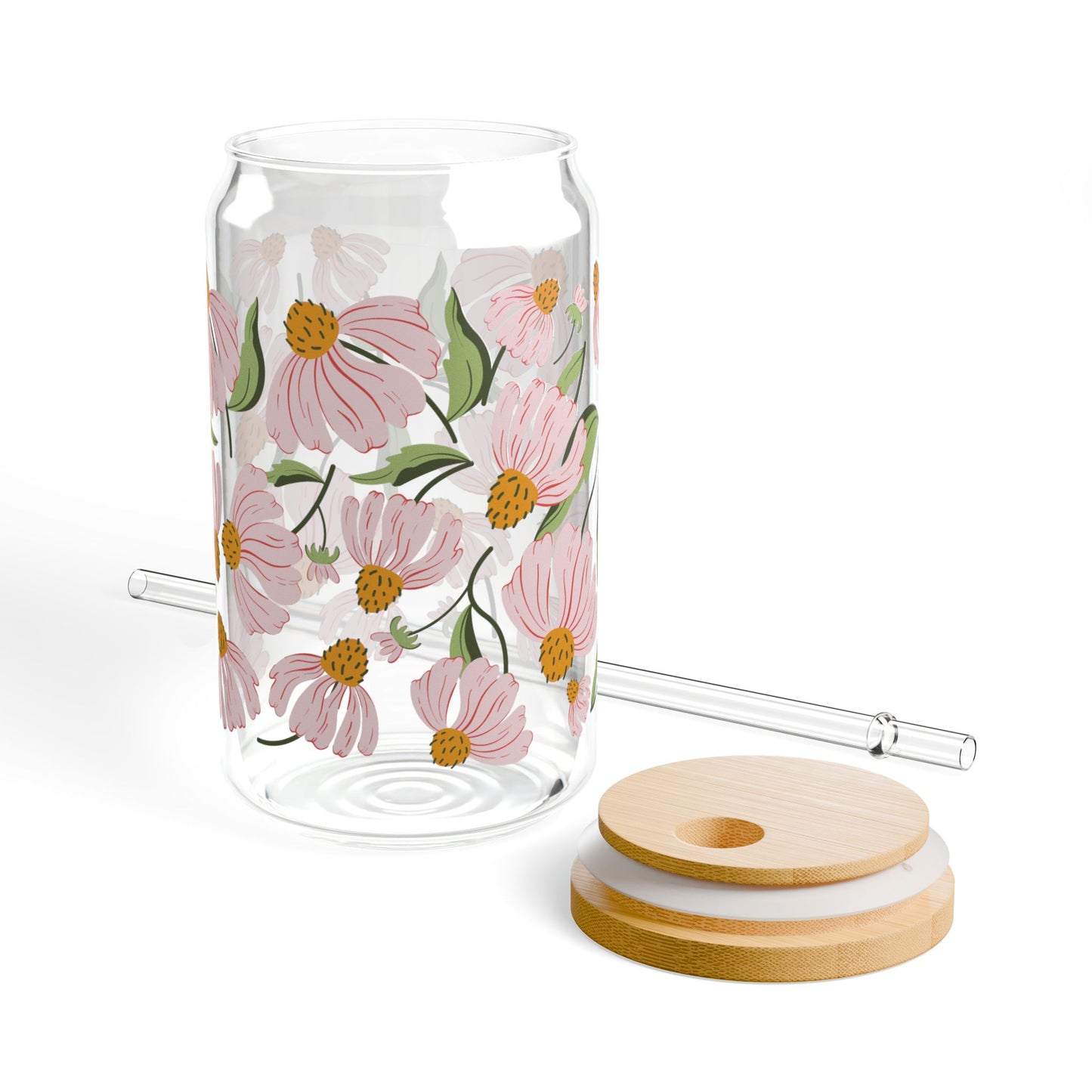 Flower Sipper Glass
