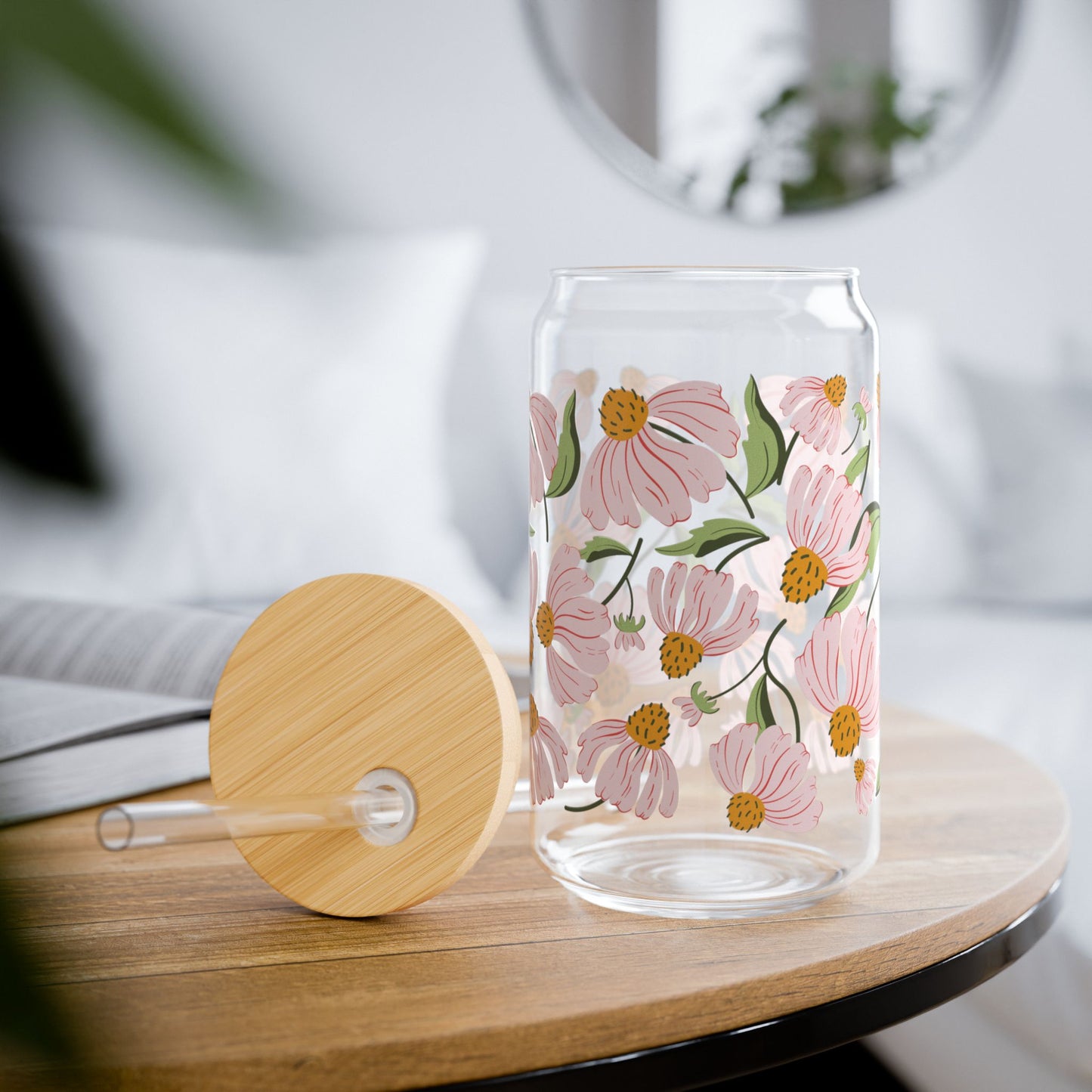 Flower Sipper Glass