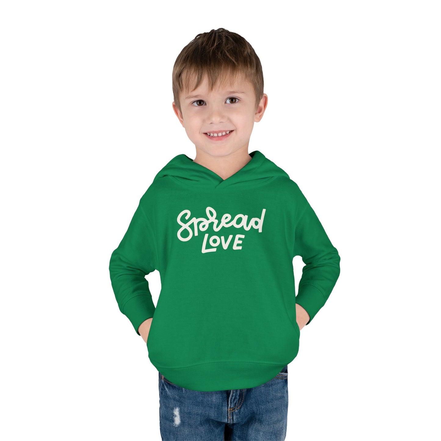 Spread Love Pullover Toddler Fleece Hoodie