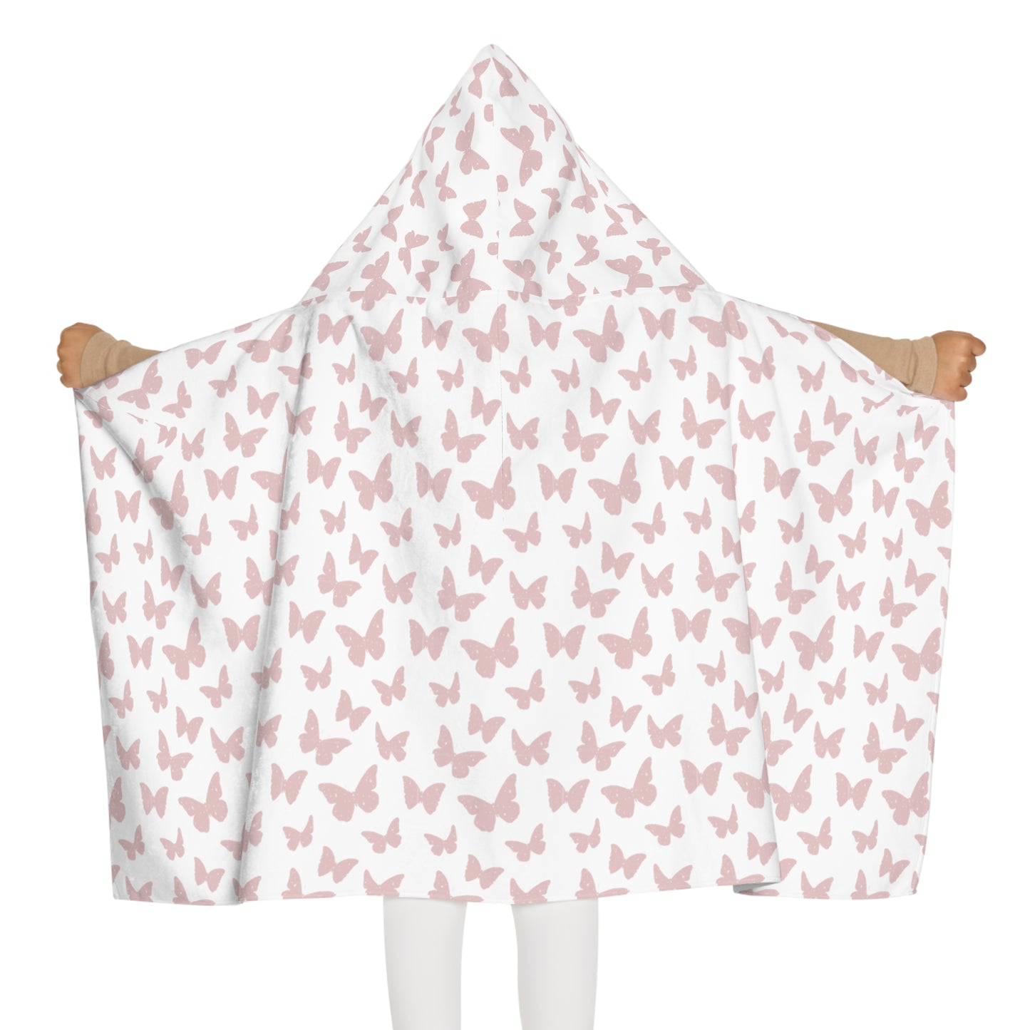 Youth Butterfly Hooded Towel