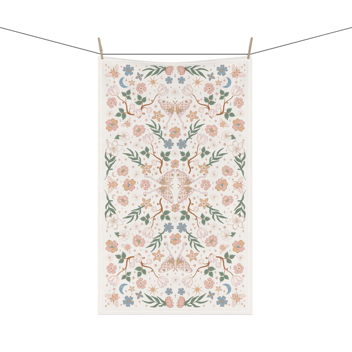Spring Butterfly Tea Towel