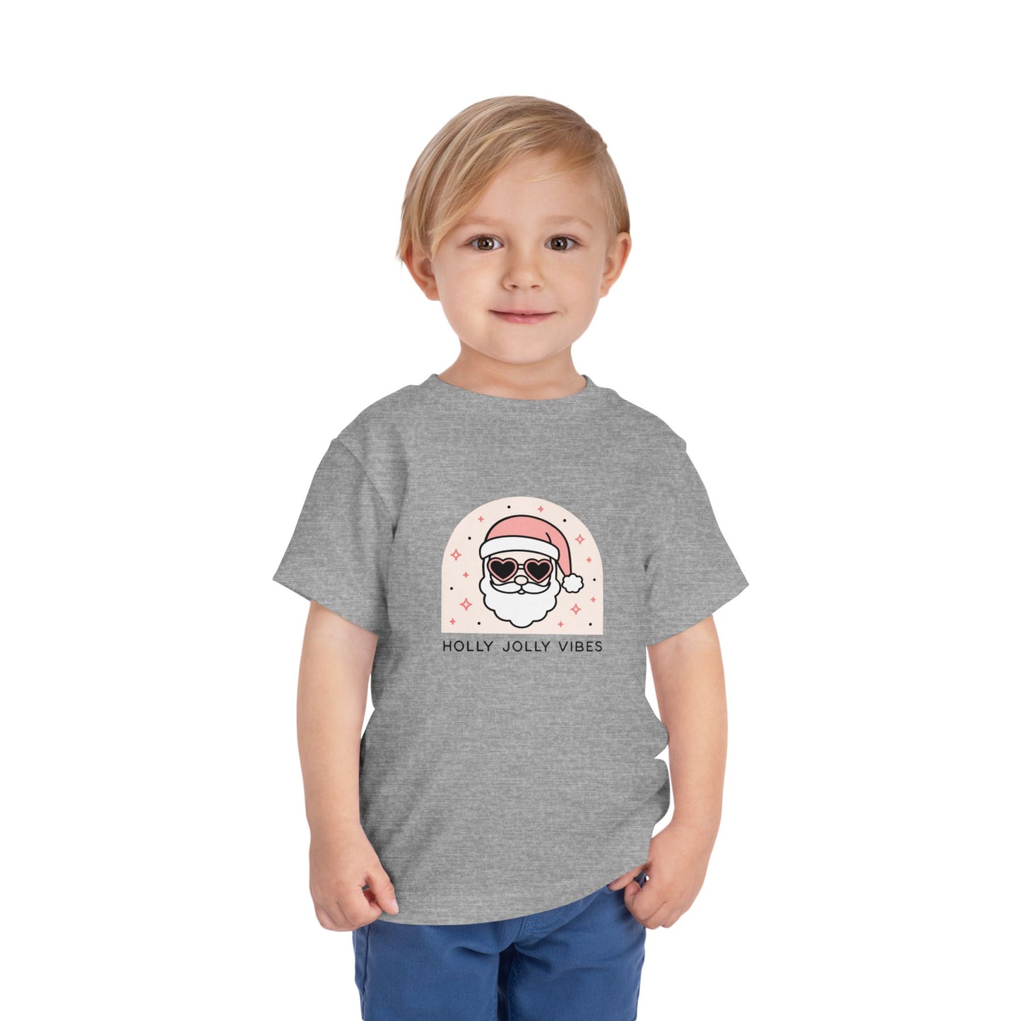 Holly Jolly Vibes Toddler T-Shirt