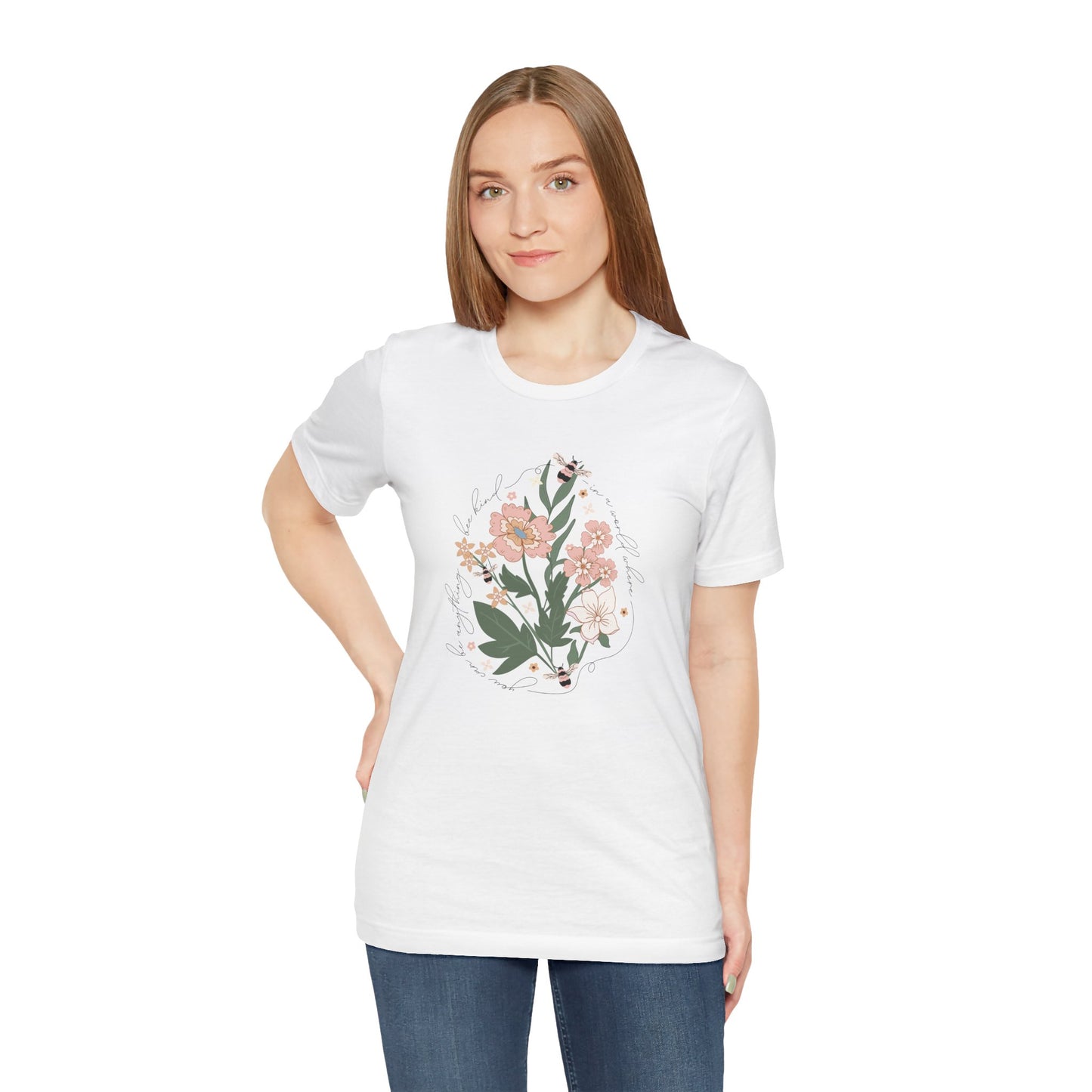 Spring Flora Bee Kind T-Shirt