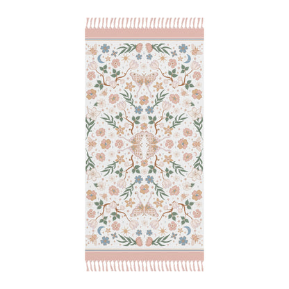 Beach Towel - Butterfly Floral Design