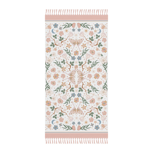 Beach Towel - Butterfly Floral Design