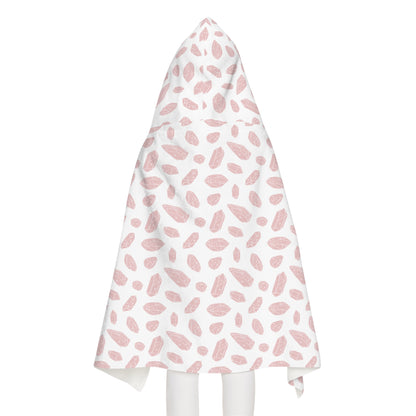 Youth Pink Crystals Hooded Towel