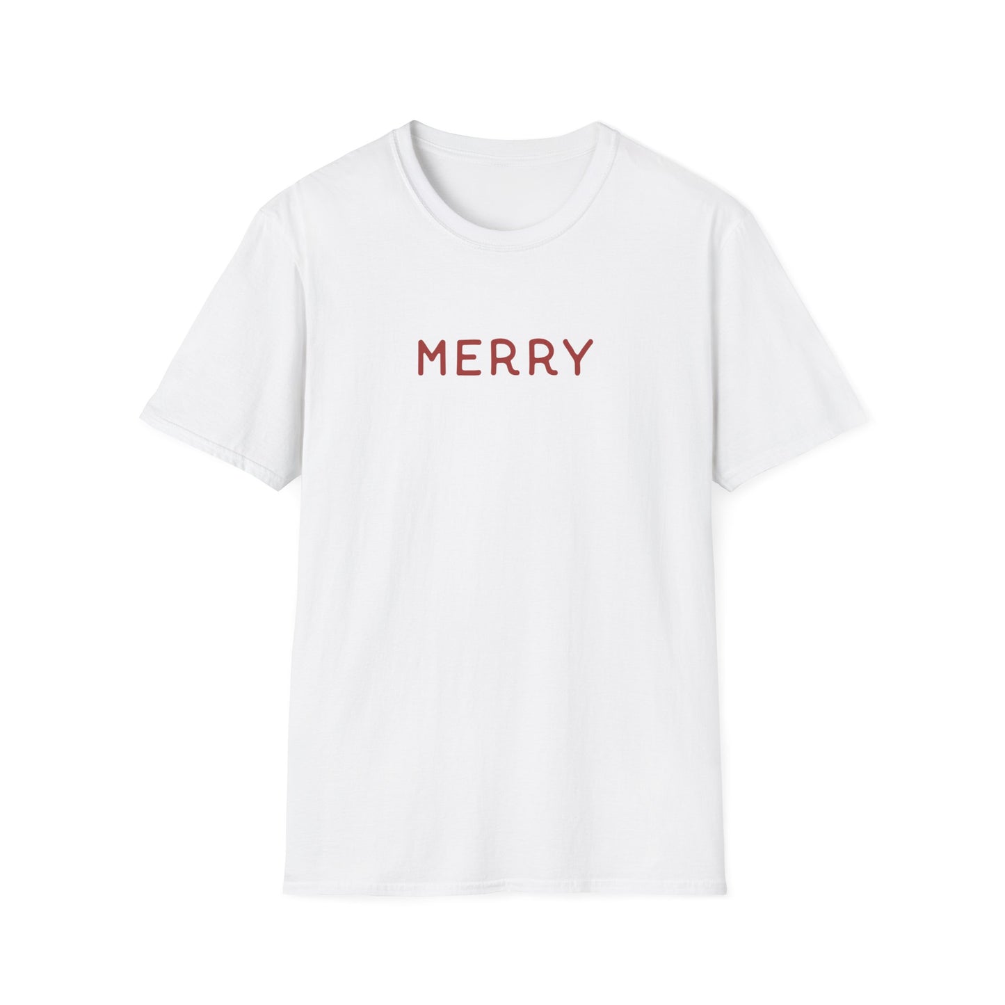 Merry Typography T-Shirt