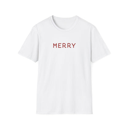 Merry Typography T-Shirt
