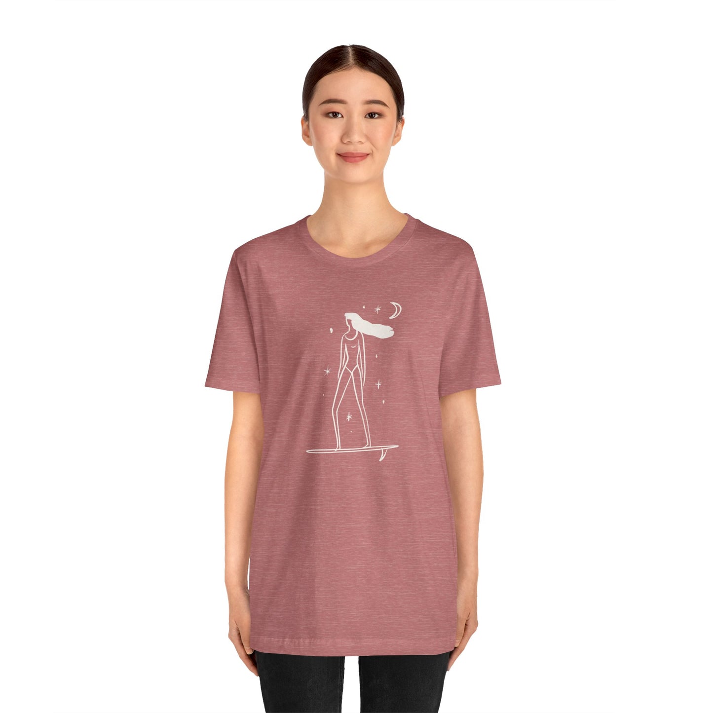 Moon Surfer Girl T-shirt