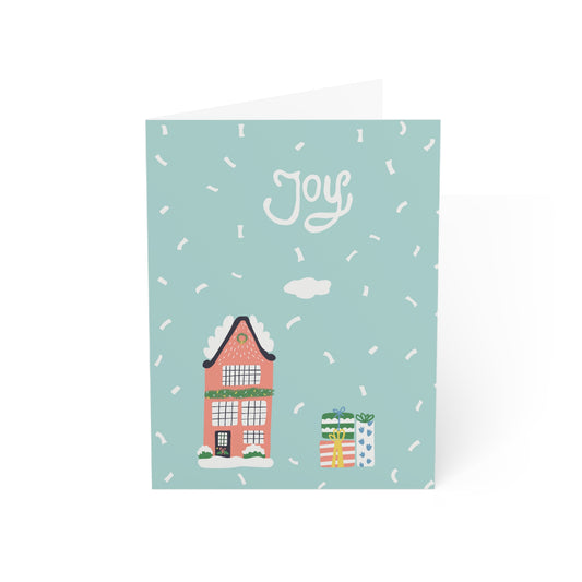 Greeting Cards - Joyful House Design (10 and 30pcs)