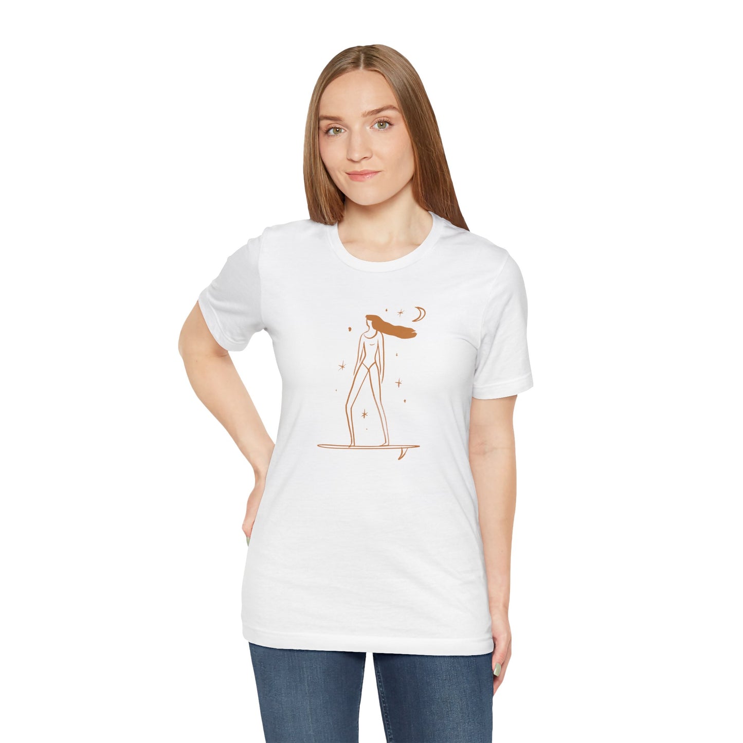 Moon Surfer Girl T-shirt