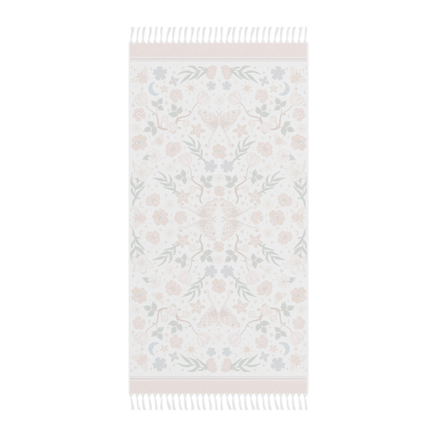 Beach Towel - Butterfly Floral Design