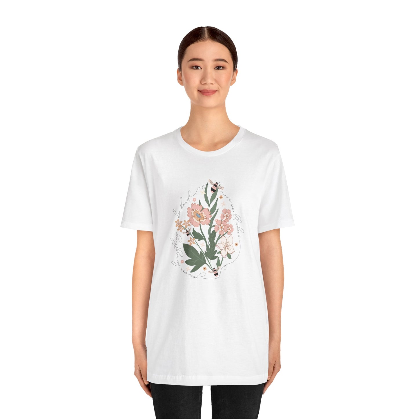 Spring Flora Bee Kind T-Shirt