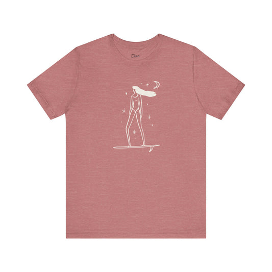 Moon Surfer Girl T-shirt