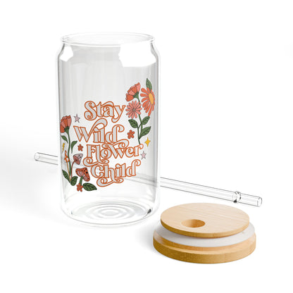 Stay Wild Sipper Glass