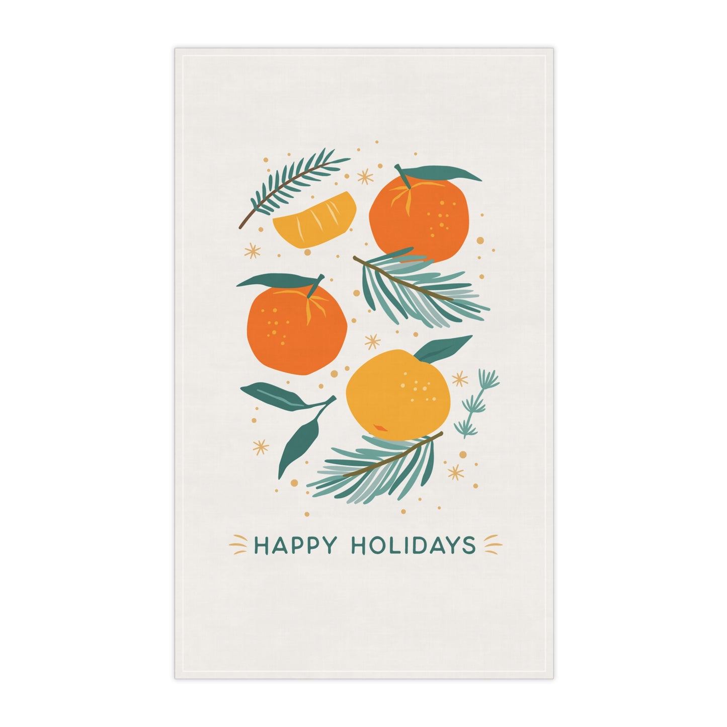 Citrus HolidayTea Towel