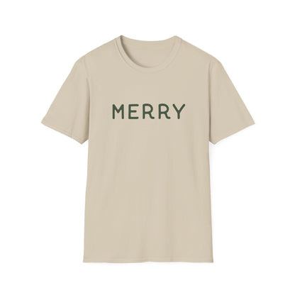Merry Typography T-Shirt