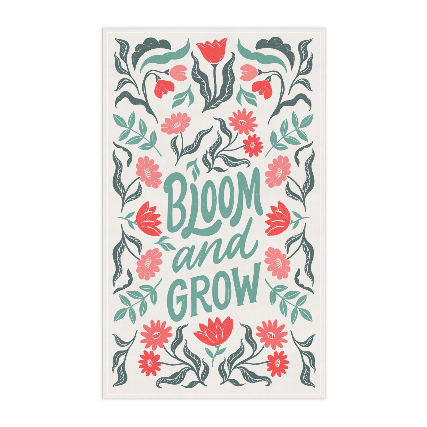 Bloom and Grow Tea Towel