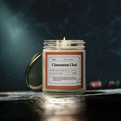 Cinnamon Chai Scented Candles,  ( 9oz)