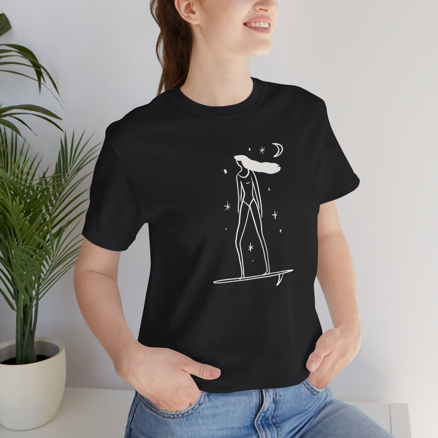 Moon Surfer Girl T-shirt