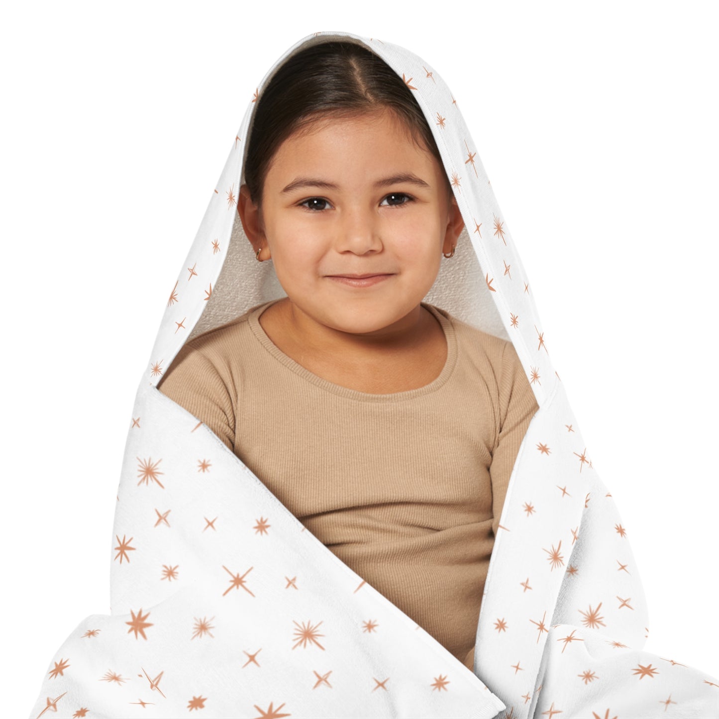 Youth Delicate Stars Hooded Towel
