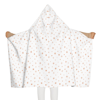 Youth Delicate Stars Hooded Towel