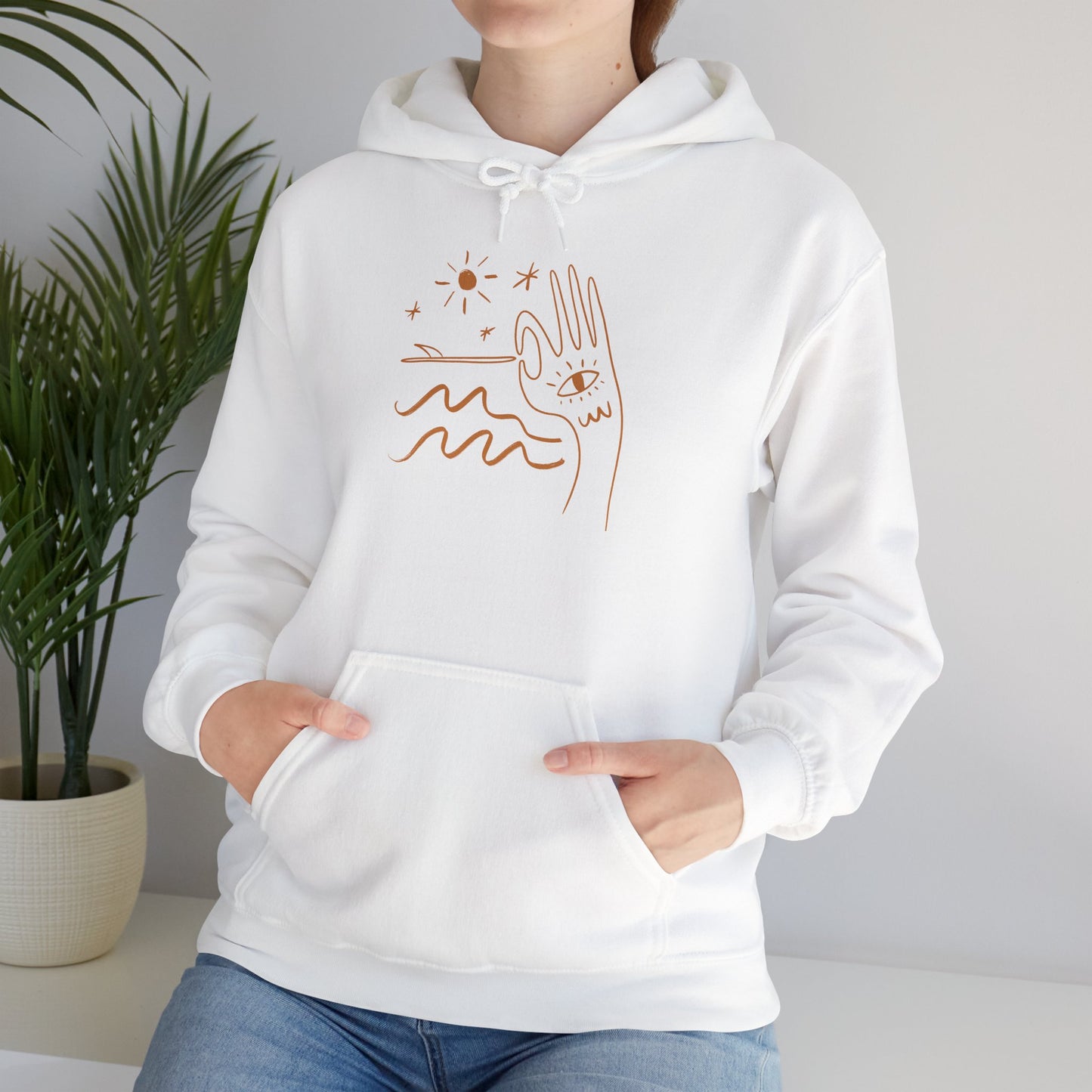 Hand-Ten Unisex Heavy Blend™ Hooded Sweatshirt