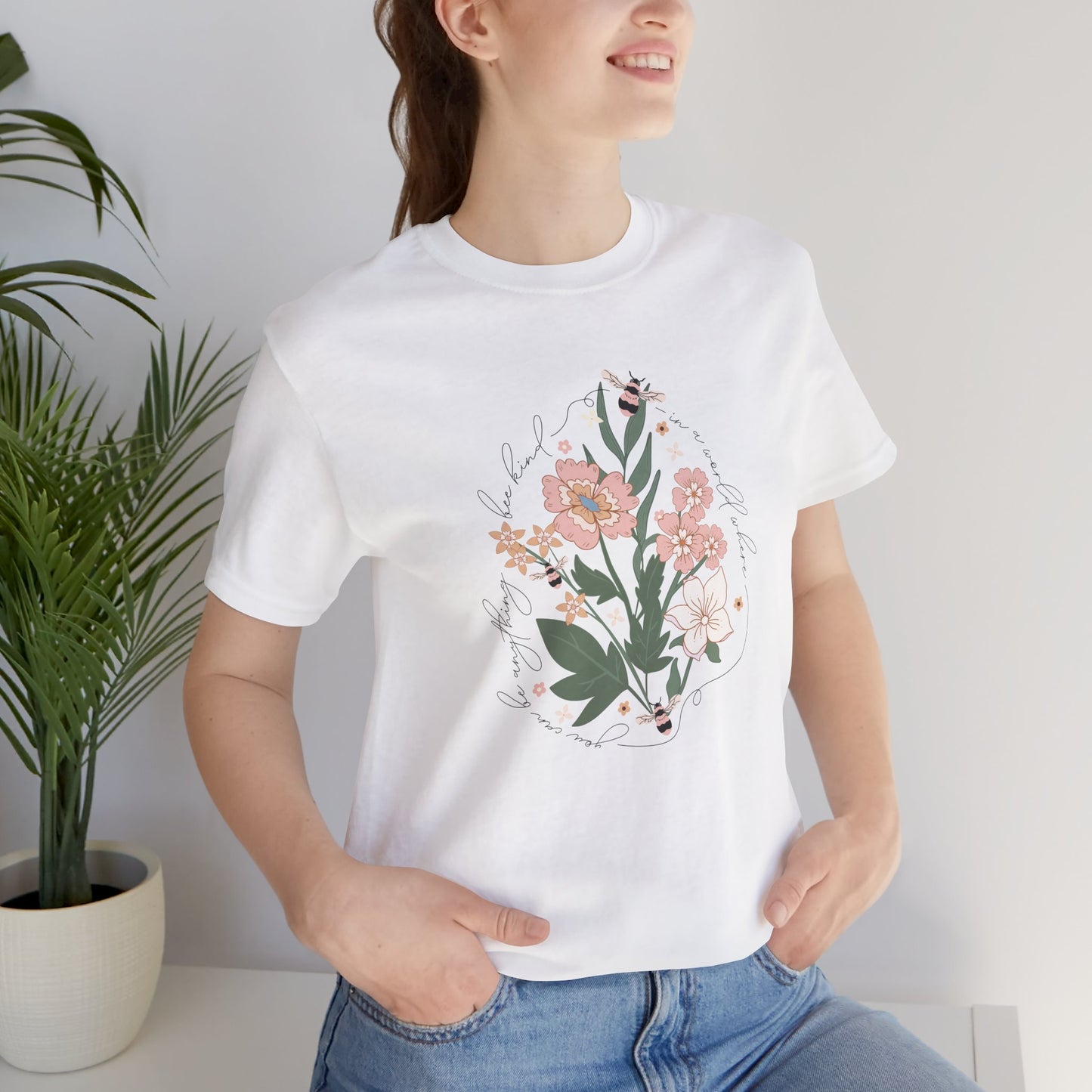 Spring Flora Bee Kind T-Shirt