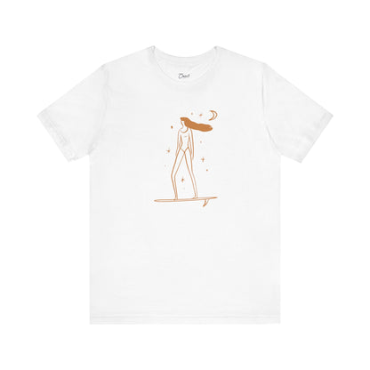 Moon Surfer Girl T-shirt