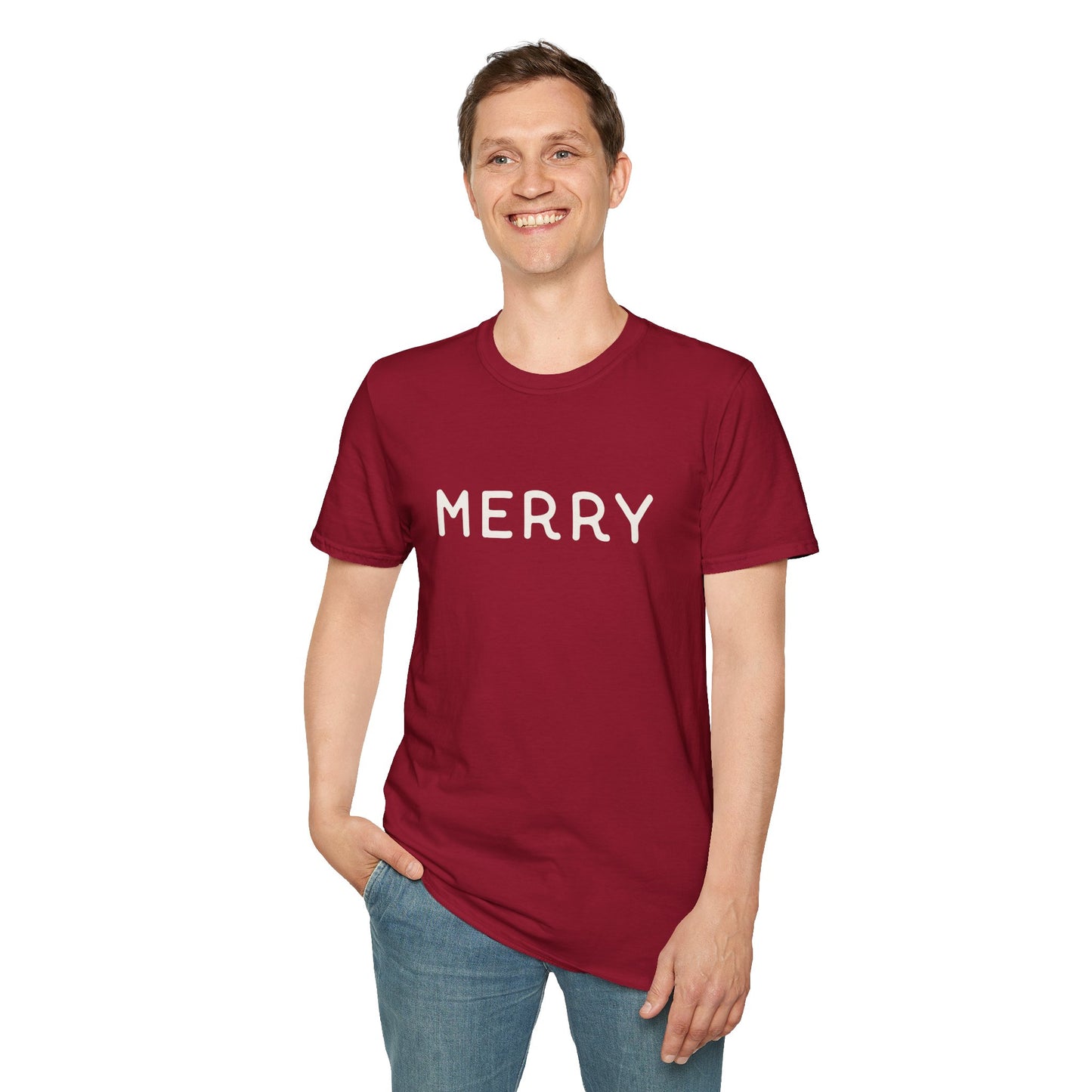 Merry Typography T-Shirt