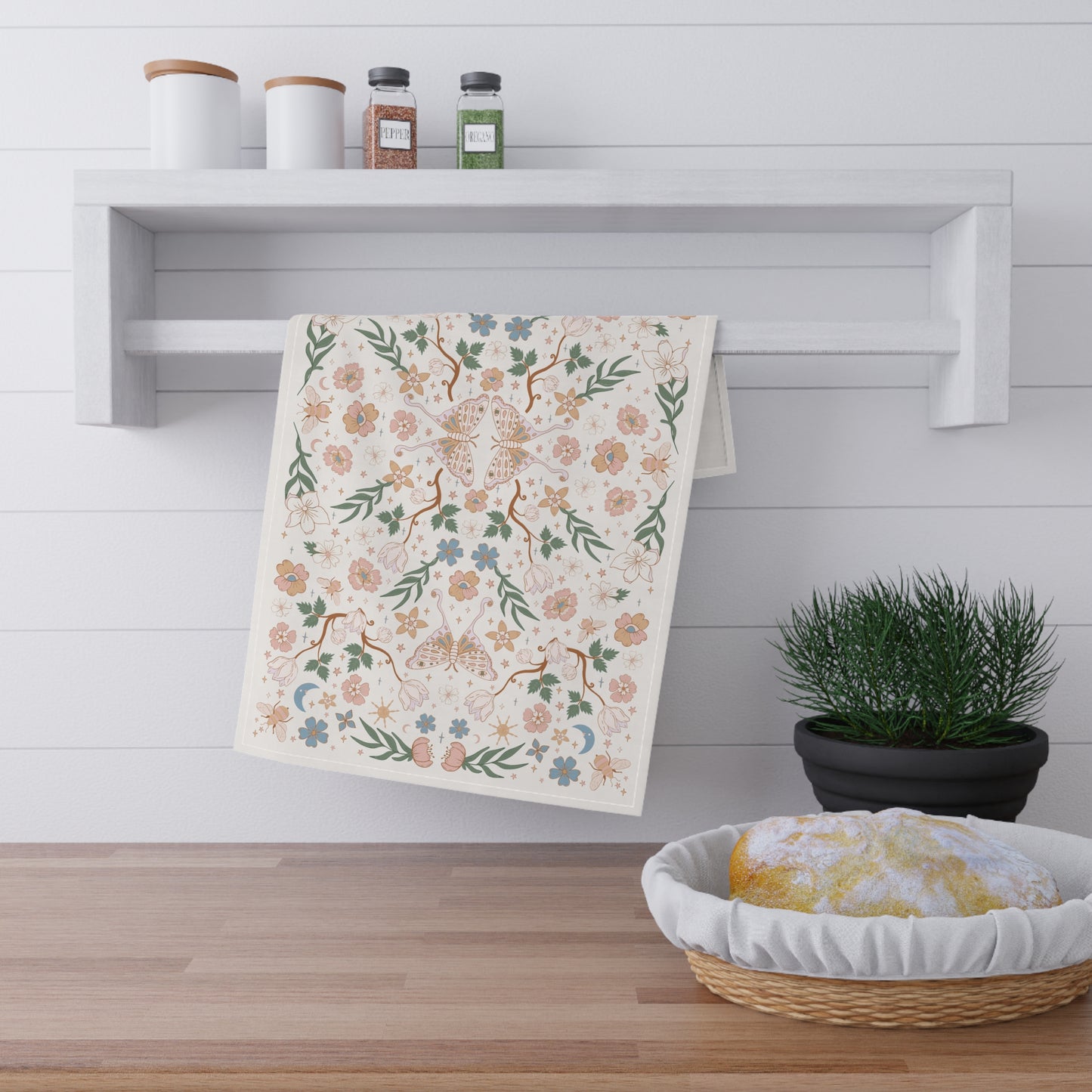 Spring Butterfly Tea Towel