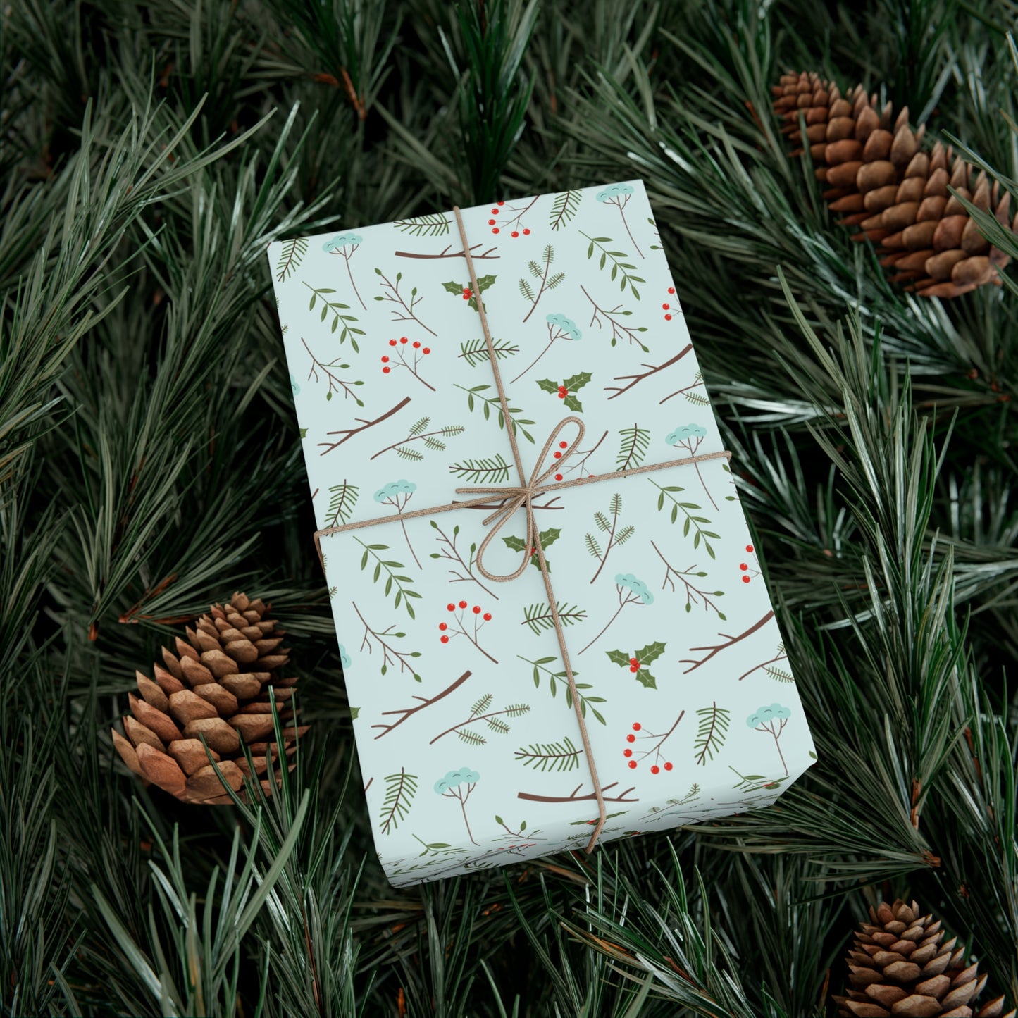 Holiday Twigs Wrapping Paper