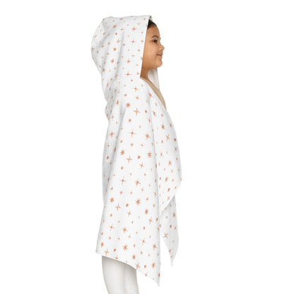 Youth Delicate Stars Hooded Towel