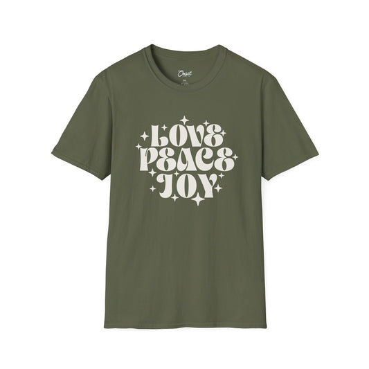 Love, Peace, Joy T-Shirt