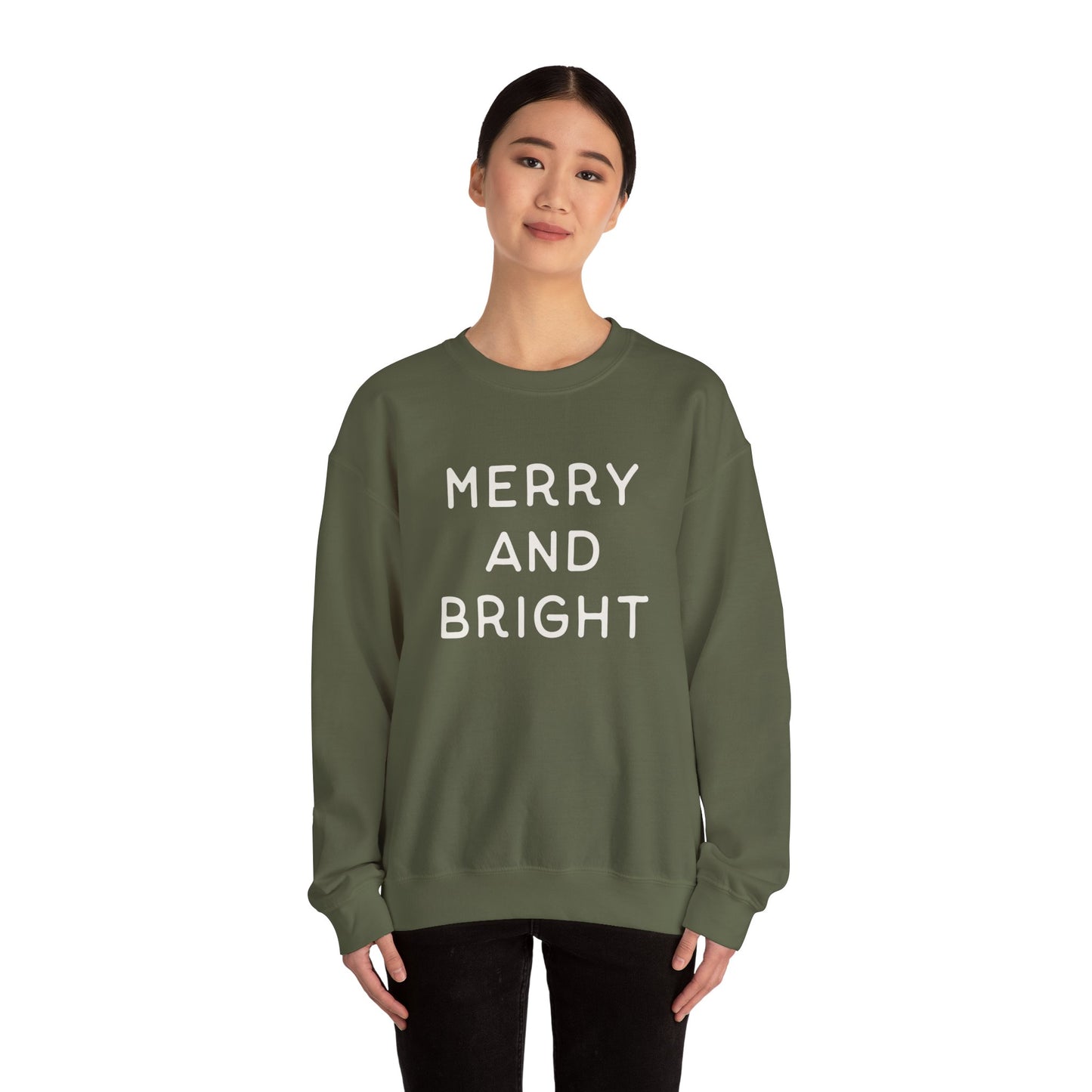 Merry + Bright Crewneck Sweatshirt