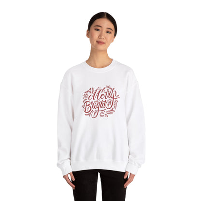 Merry & Bright Floral Crewneck Sweatshirt