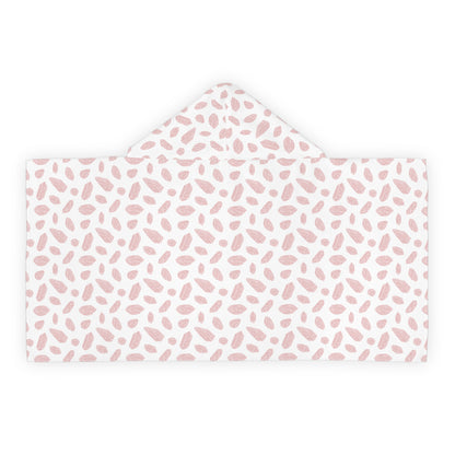 Youth Pink Crystals Hooded Towel