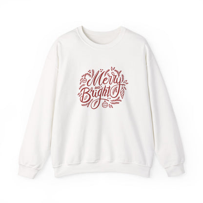 Merry & Bright Floral Crewneck Sweatshirt