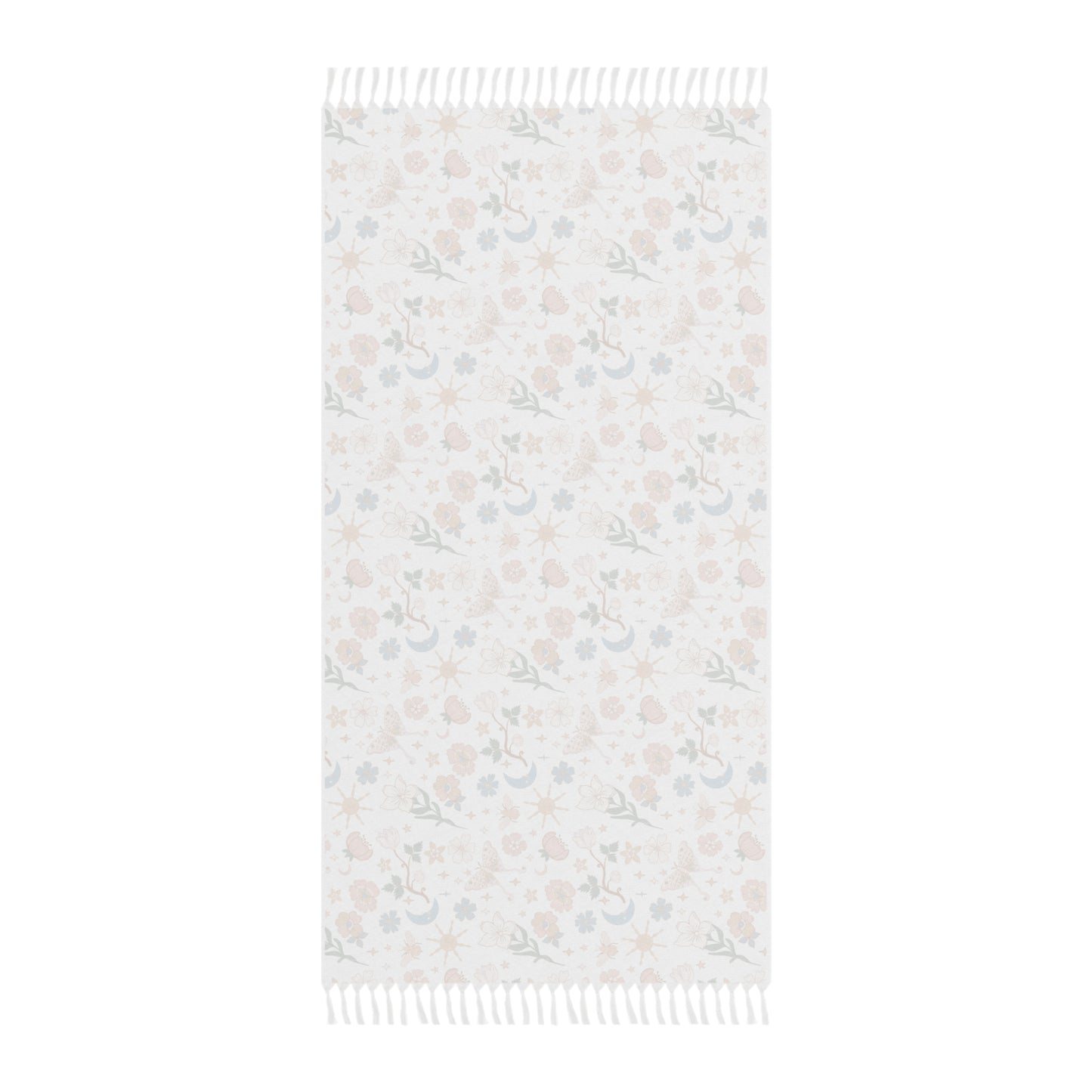 Boho Floral Beach Towel – Stylish and Relaxing for Sunny Days