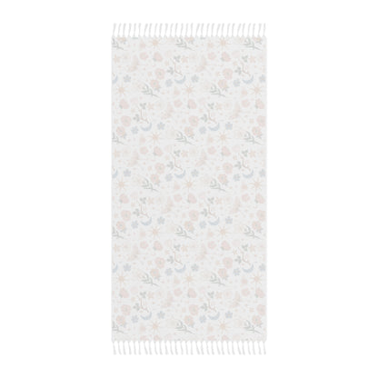 Boho Floral Beach Towel – Stylish and Relaxing for Sunny Days