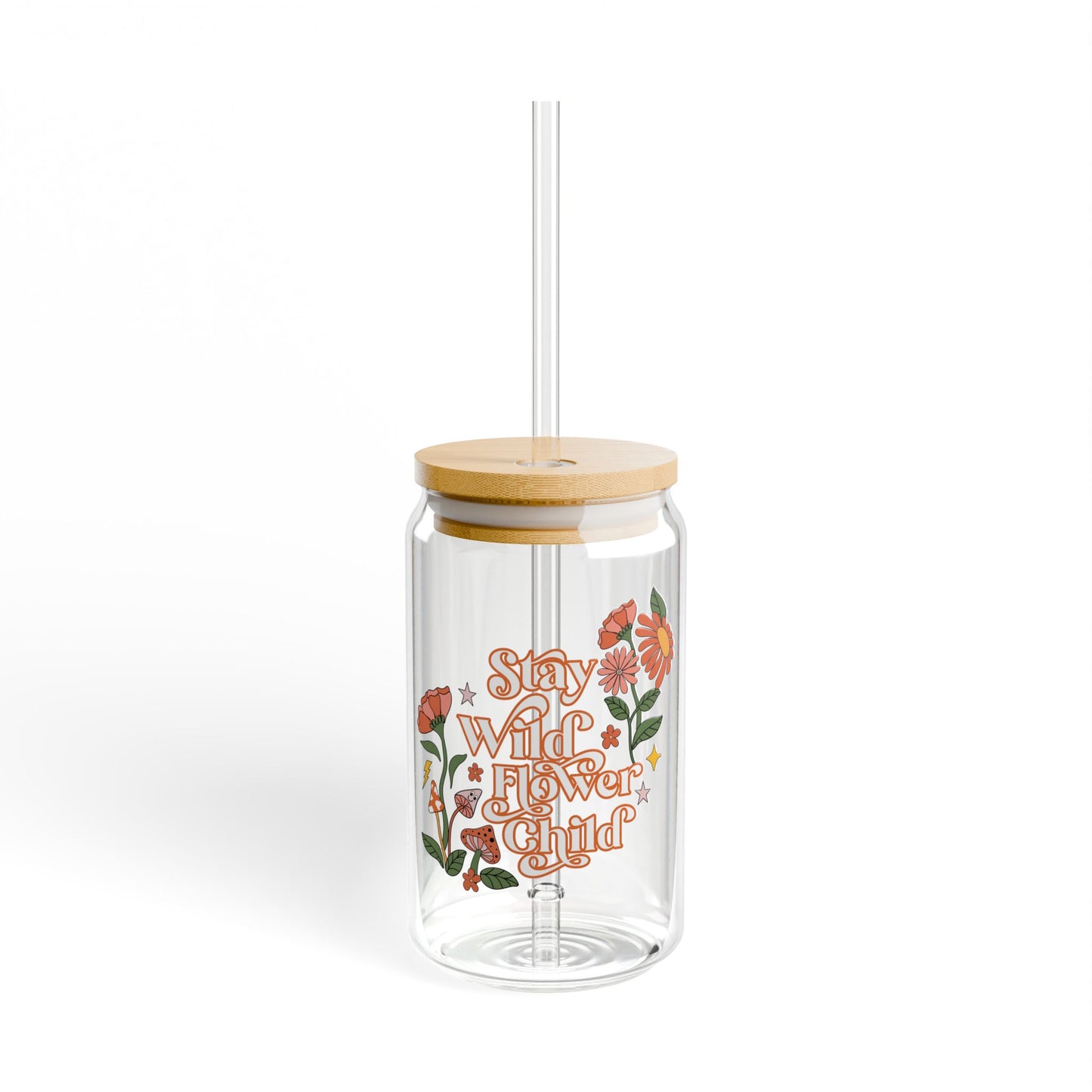 Stay Wild Sipper Glass