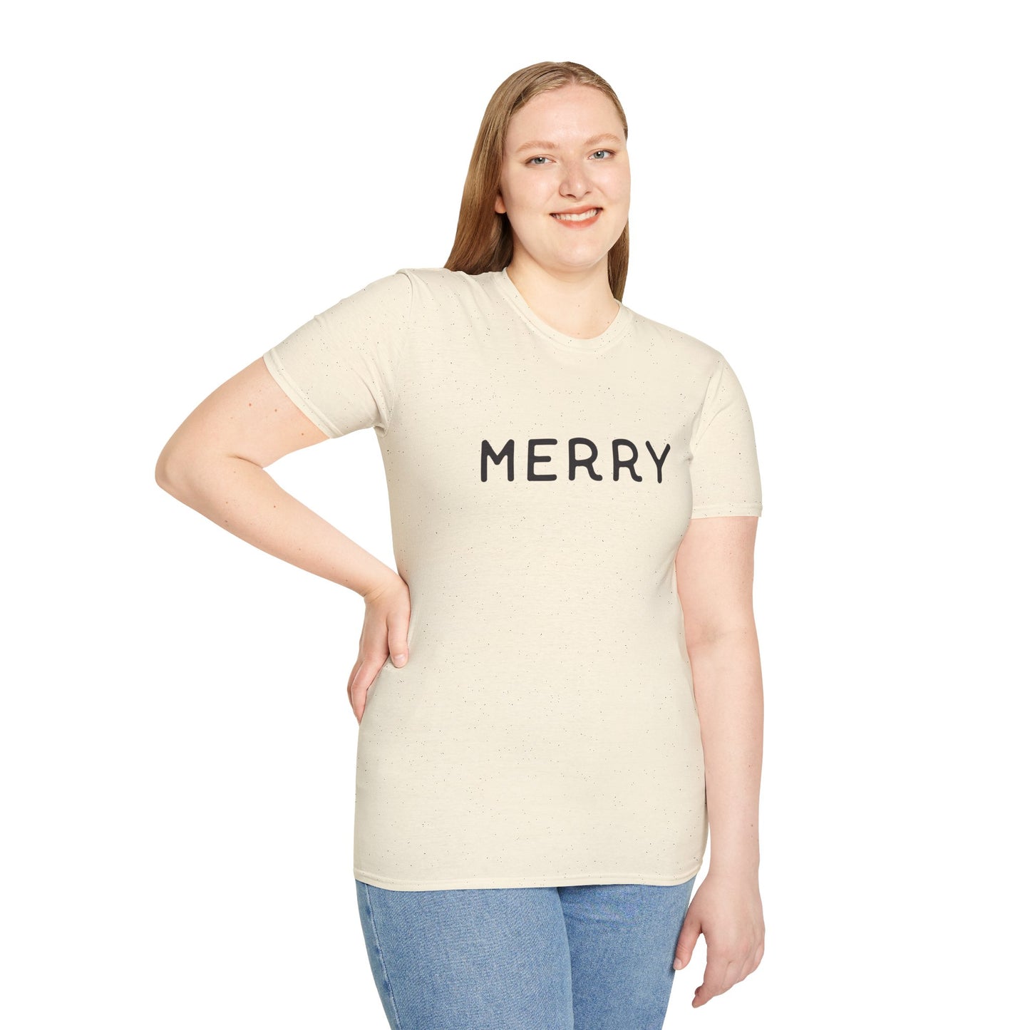 Merry Typography T-Shirt