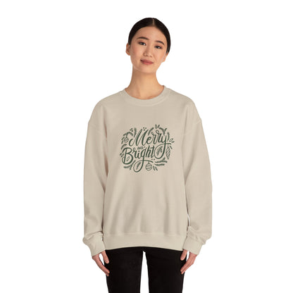 Merry & Bright Floral Crewneck Sweatshirt