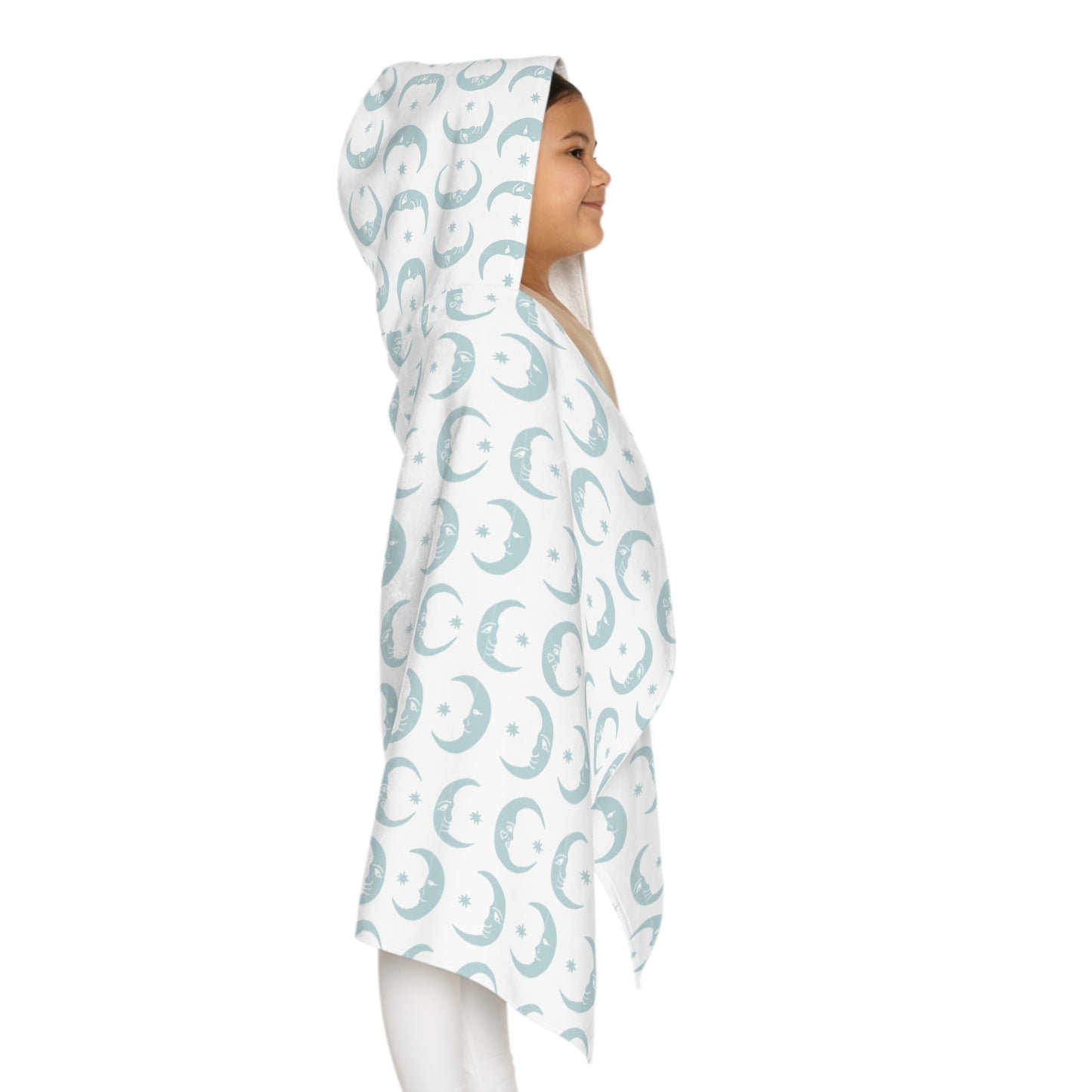 Youth Blue Moons Hooded Towel