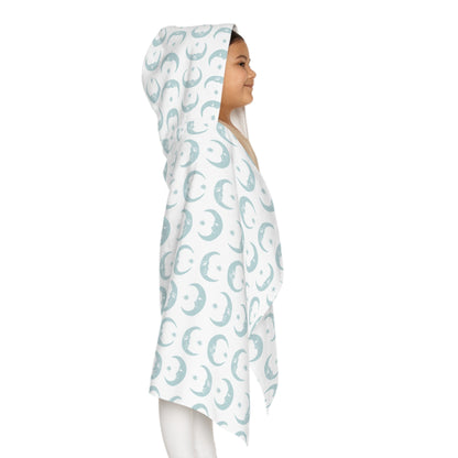 Youth Blue Moons Hooded Towel