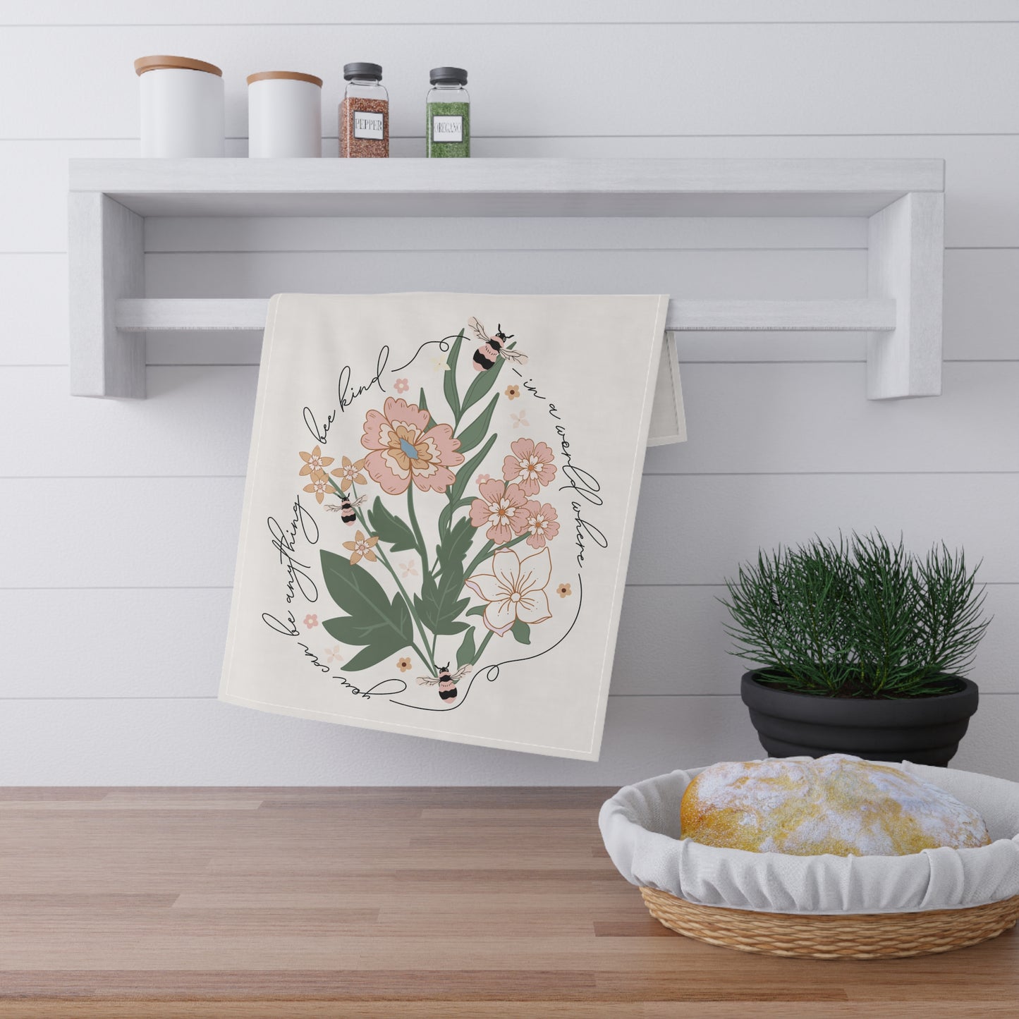 Bee Kind Tea Towel