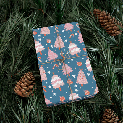 Holiday Trees Wrapping Paper