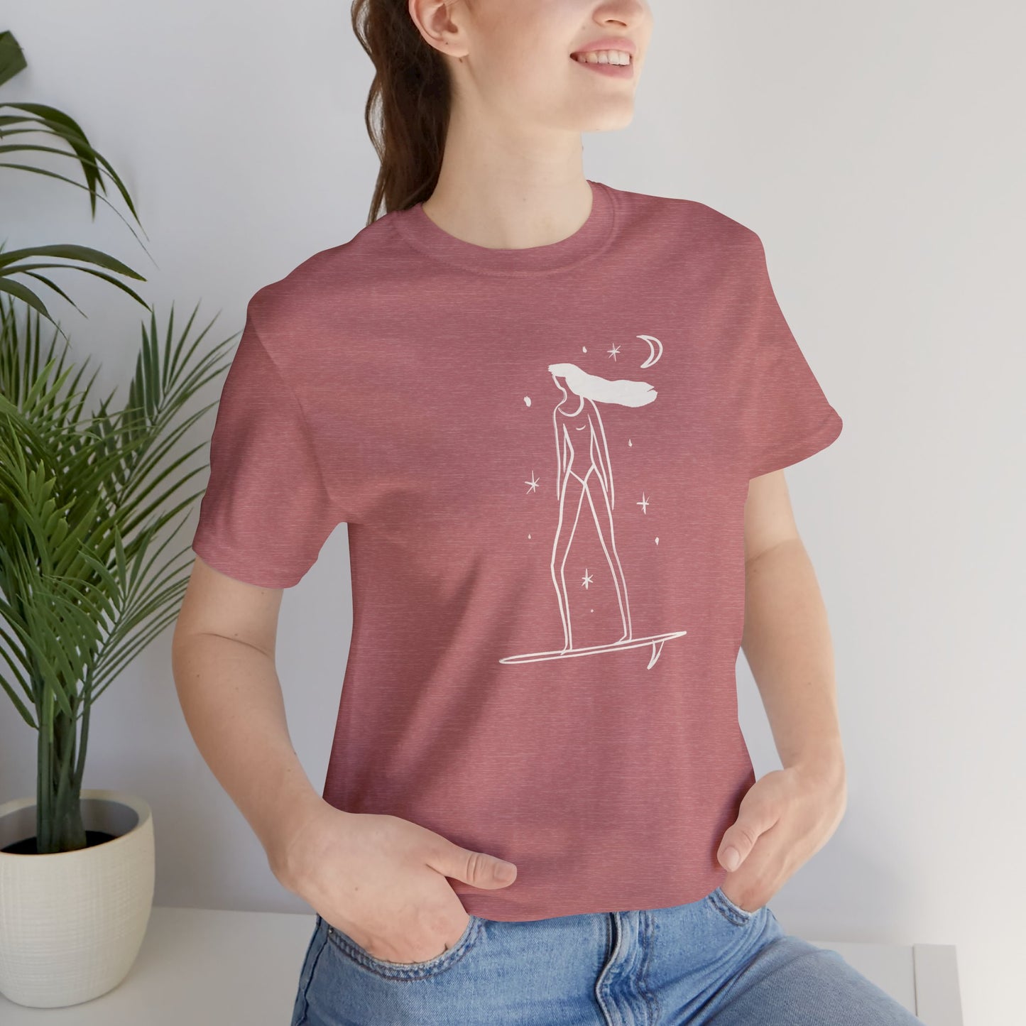 Moon Surfer Girl T-shirt